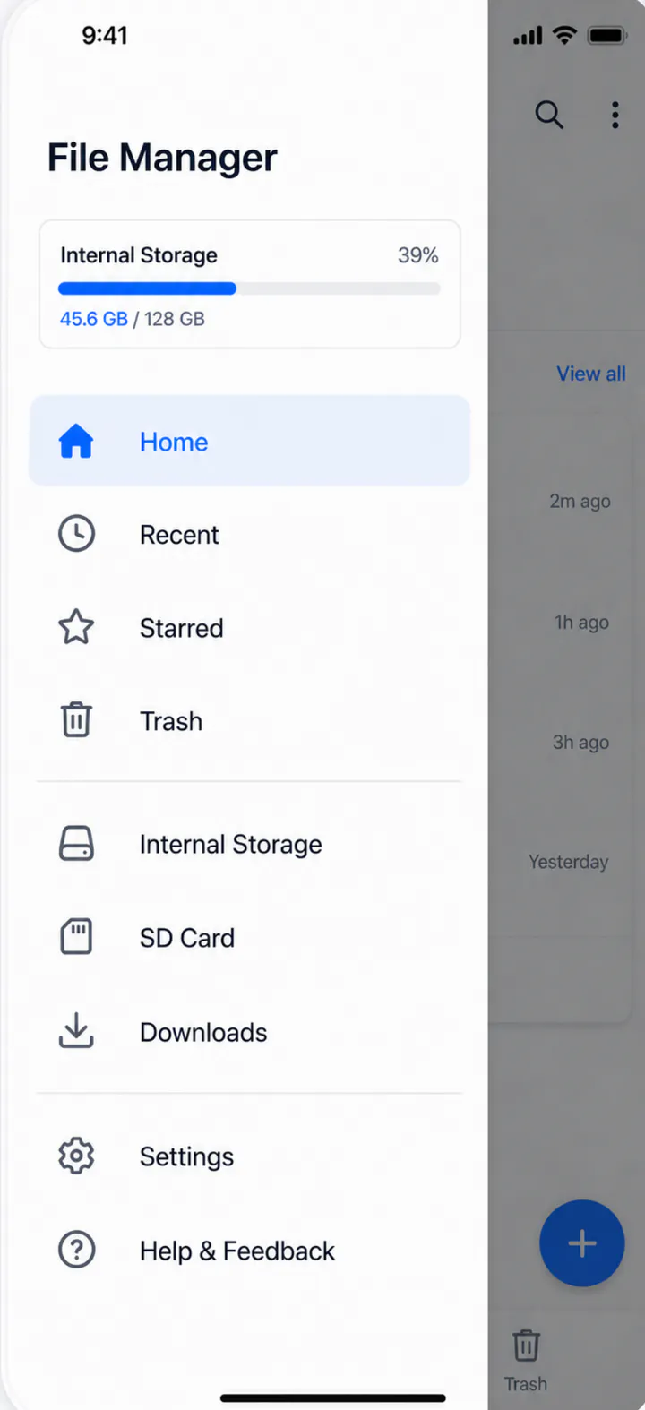 Fileora project view 5