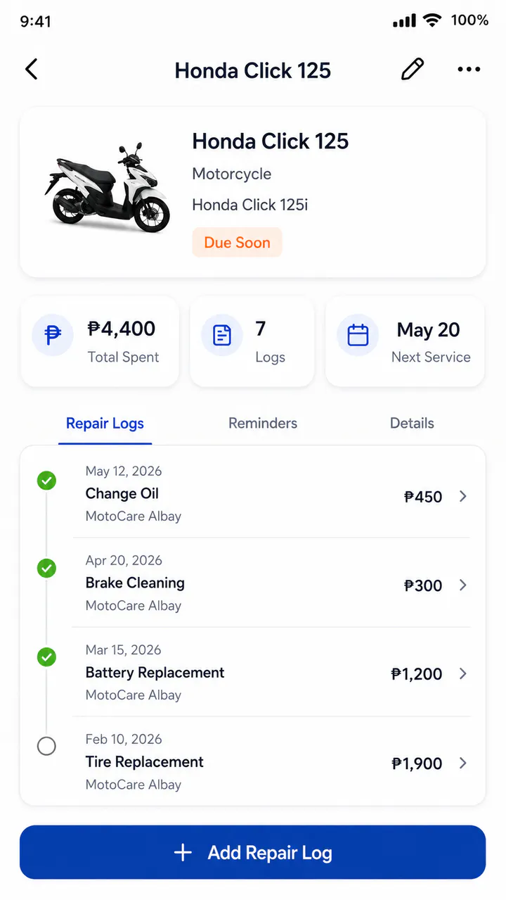 FixLog interface screen 4