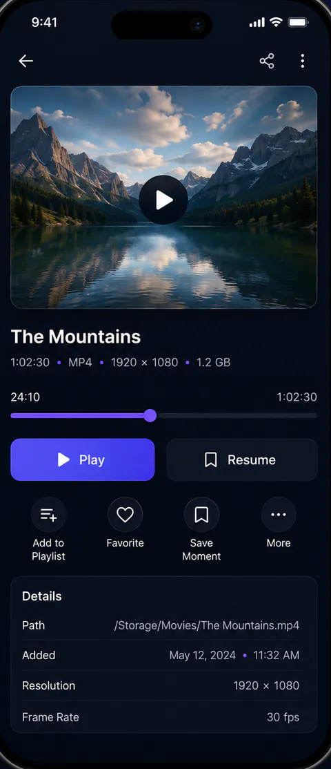 Virelo Android interface