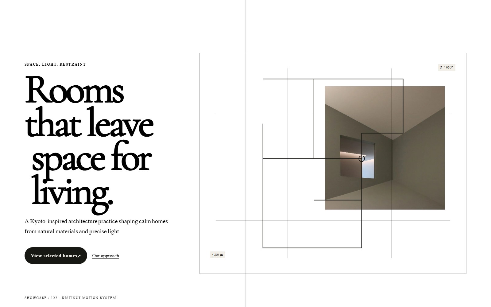 Kanso House website preview