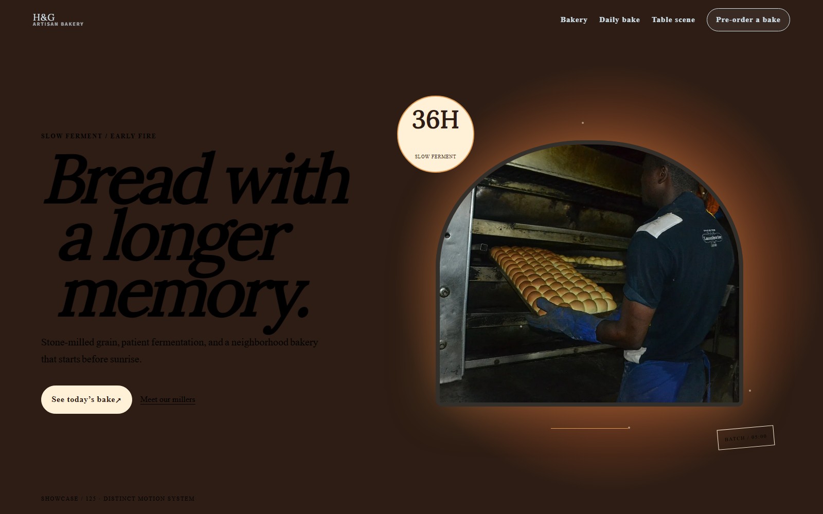 Hearth & Grain website preview