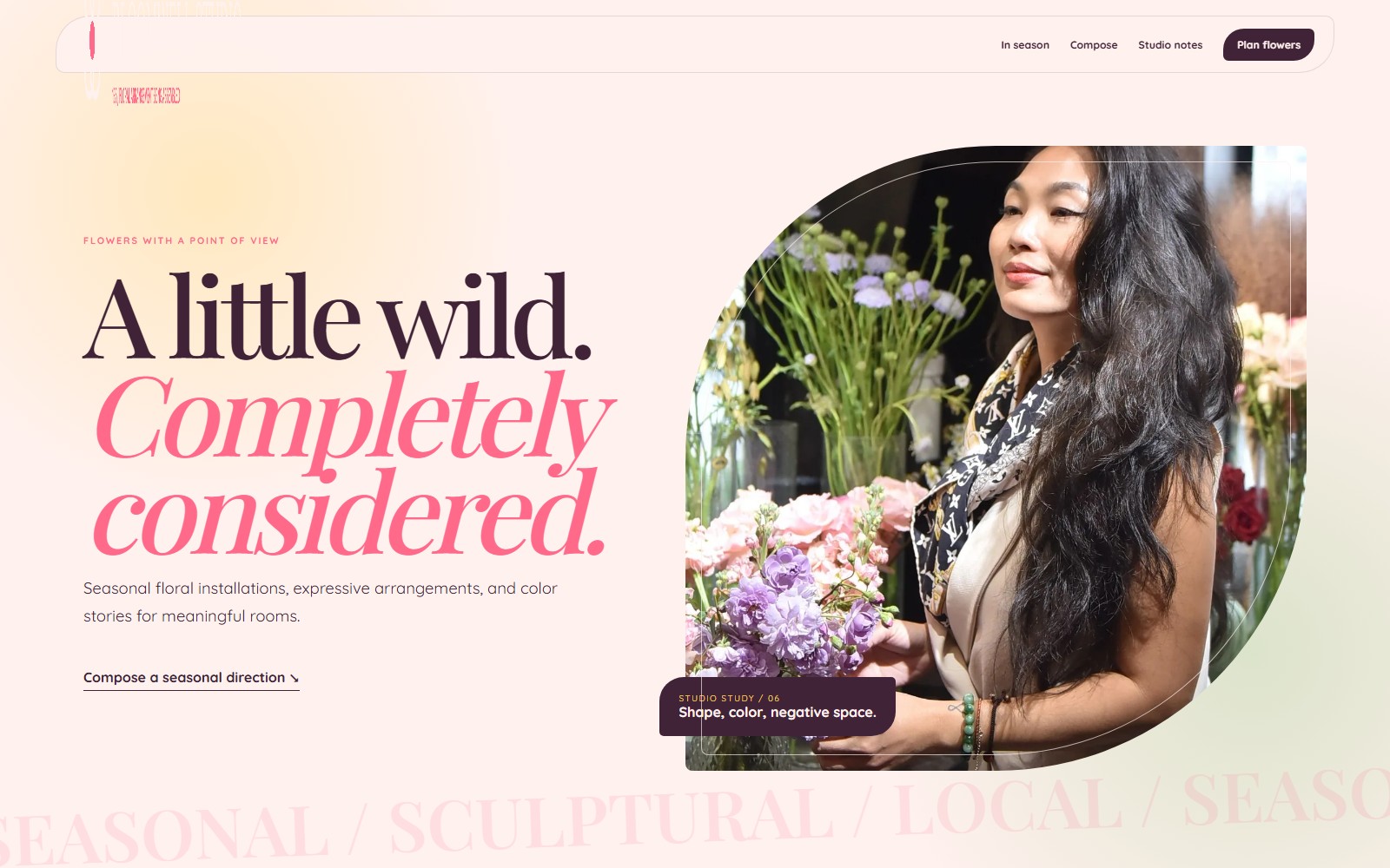 Bloomwell Studio website preview