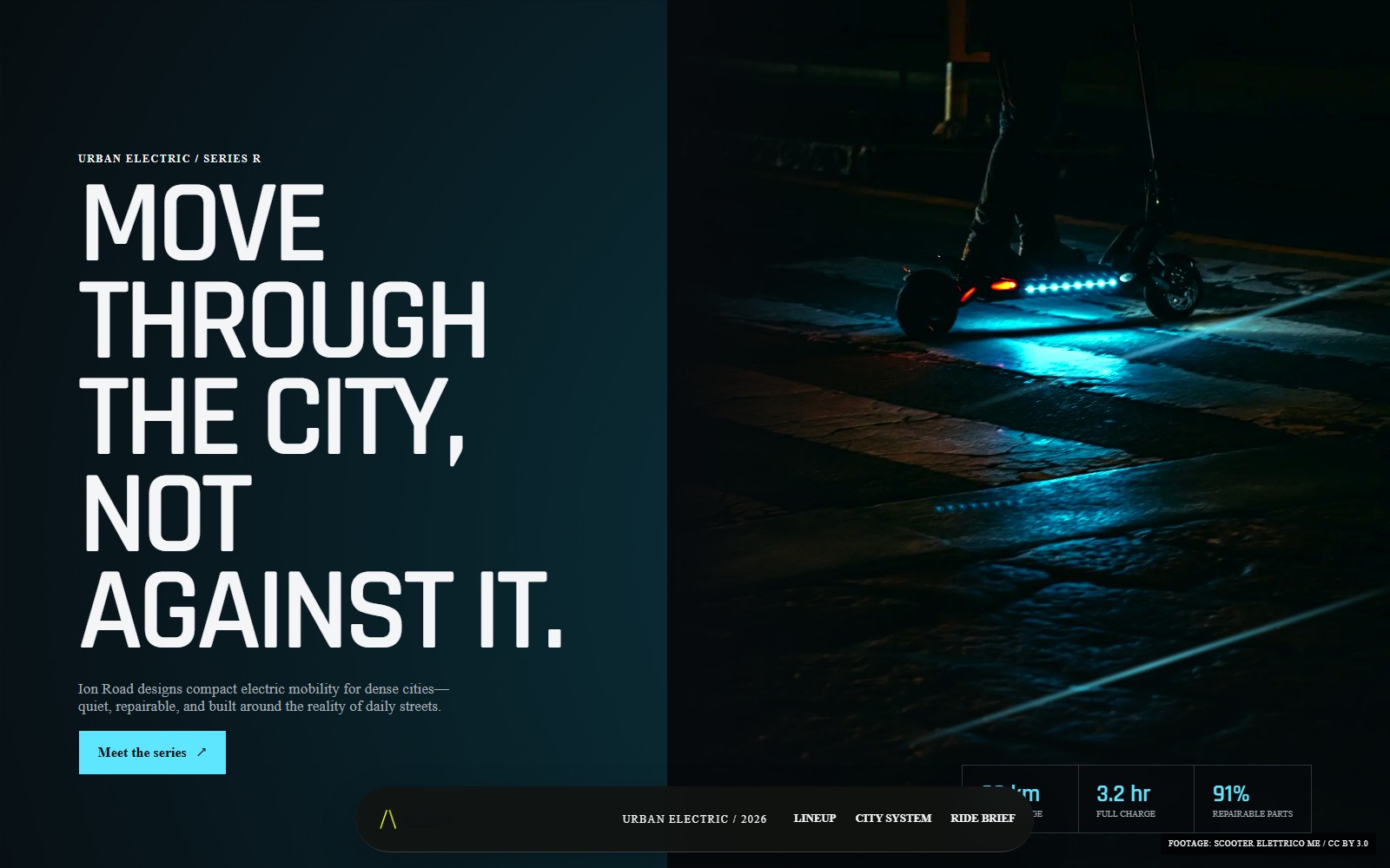 Ion Road website preview