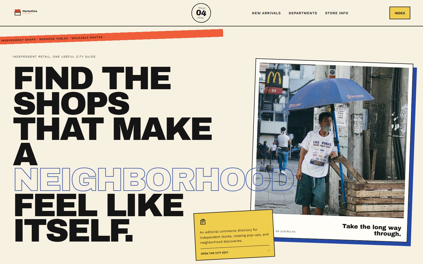 Marketline website preview