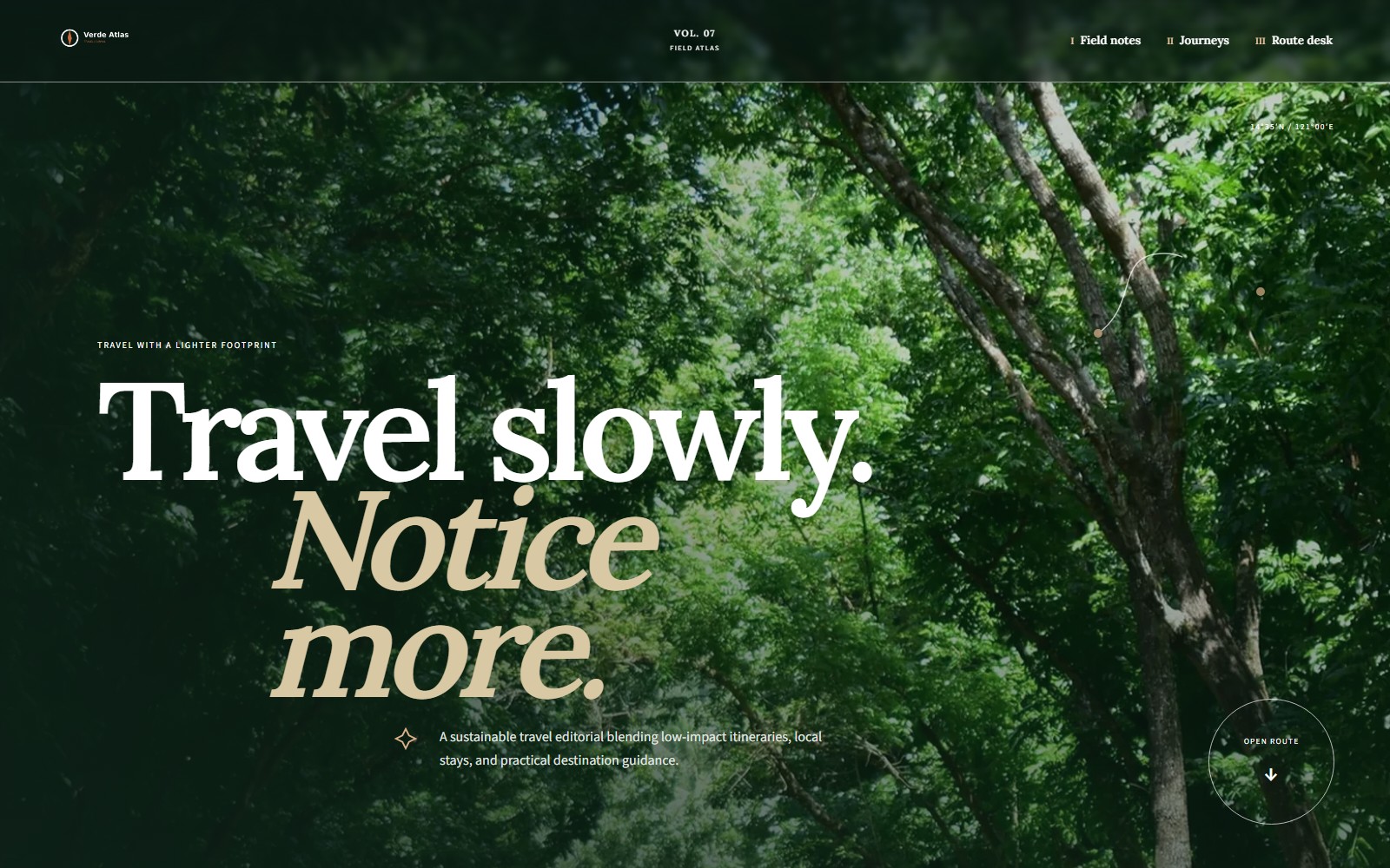 Verde Atlas website preview