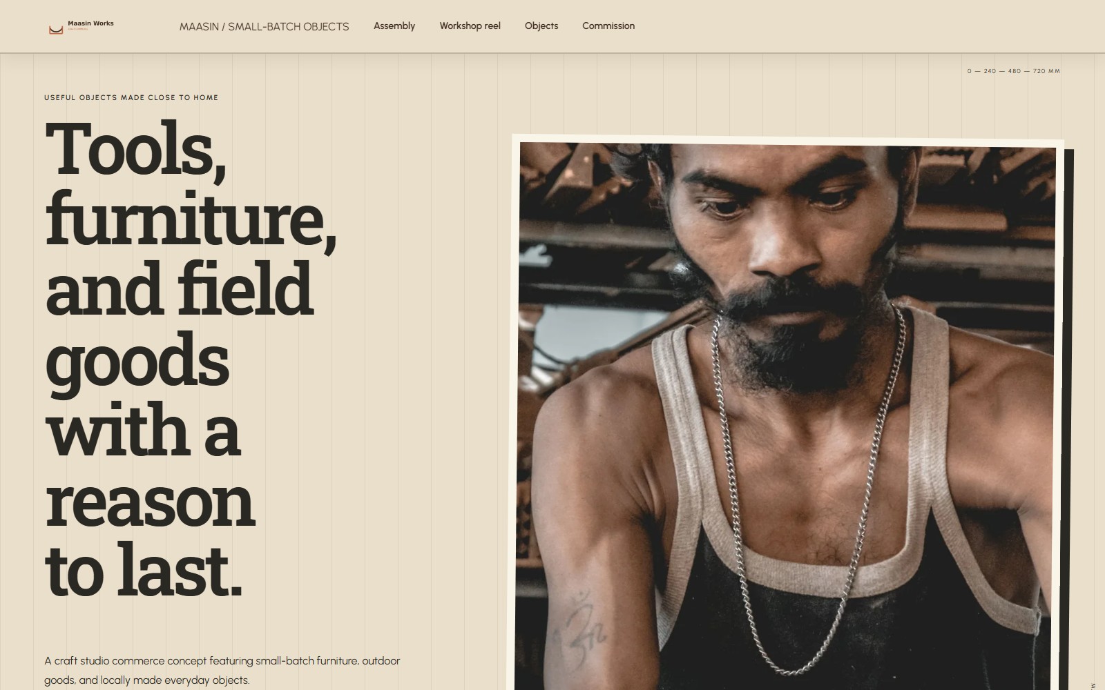 Maasin Works website preview