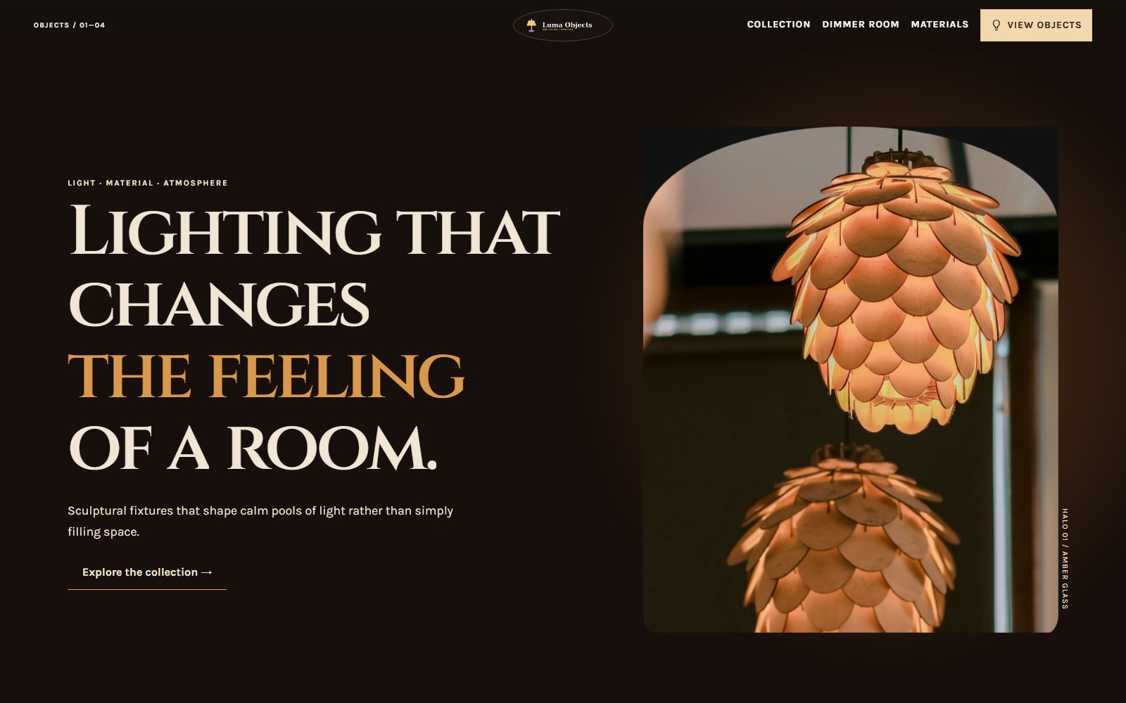 Luma Objects website preview